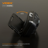 Налобний світлодіодний ліхтарик VIDEX VLF-H025C 310Lm 5000K, Videx, 26572