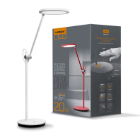 LED лампа настiльна VIDEX VL-TF15W 20W 4100K біла, Videx, 26905