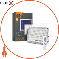 LED прожектор автономный VIDEX 1000LM 5000K 3.2V
