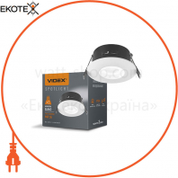Світильник VIDEX під лампу врізний GU10 Круглий Білий IP54 VL-SPF10R-W