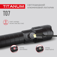 Портативний світлодіодний ліхтарик TITANUM TLF-T07 700Lm 6500K, Titanum, 27322