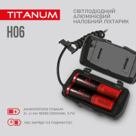 Налобний світлодіодний ліхтарик TITANUM TLF-H06 800Lm 6500K, Titanum, 27329