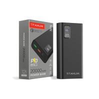 Повербанк TITANUM 727S 20000mAh 22.5W Black, Titanum, 27362