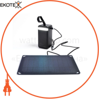 Портативний зарядний пристрій сонячна панель VIDEX VSO-F505U 5W