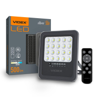 LED прожектор автономний VIDEX 500Lm 5000K, Videx, 27409