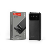 Повербанк 10000mAh TITANUM OL21 Black, Titanum, 27478
