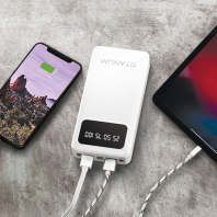 Повербанк 30000mAh TITANUM OL03 White, Titanum, 27482