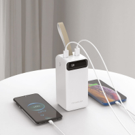 Повербанк 50000mAh TITANUM 741S 22.5W White, Titanum, 27532