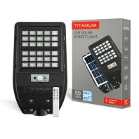 LED світильник сонячний IP54 TITANUM 700Lm 5000K Сенсорний, Titanum, 27550