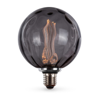 LED лампа VIDEX Filament VL-DI-G125FC1980S 4W E27 1800K Smoke, Videx, 27613