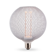 LED лампа VIDEX Filament VL-DWMC125150 4W E27 1800K White Chainmail style, Videx, 27614