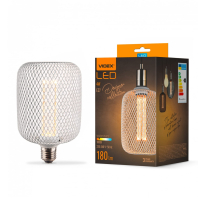 LED лампа VIDEX Filament VL-DWMC100162 4W E27 1800K White Chainmail style, Videx, 27616