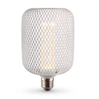 LED лампа VIDEX Filament VL-DWMC100162 4W E27 1800K White Chainmail style, Videx, 27616