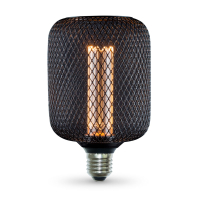 LED лампа VIDEX Filament VL-DBMC100162 4W E27 1800K Black Chainmail style, Videx, 27617