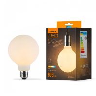 LED лампа VIDEX Filament VL-DG80MO 7W E27 3000K Porcelain dimmable, Videx, 27622