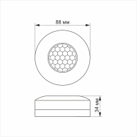 Датчик руху та освітленості VIDEX VL-SPC12B 220V 1200W інфрачервоний, Videx, 27635