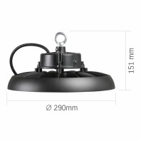 LED світильник висотний ХайБей VIDEX 150W 5000K 27000Lm Чорний, Videx, 27662