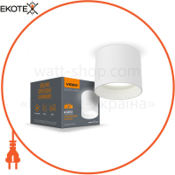 Світильник VIDEX під лампу GX53 накладний Білий VL-SPF15A-W