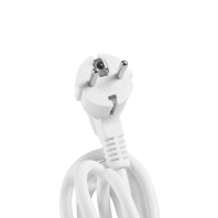 Мережевий подовжувач VIDEX ONCORD з/з 4п 3м (3x1.5мм) 3.4А USB(QC3.0) +USB-C(PD20W) з кнопкою White, Videx, 27695