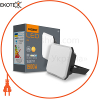 LED прожектор VIDEX F3 20W 5000K 220V Black (VLE-F3-0205B)