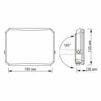 LED прожектор VIDEX F3 50W 5000K 220V Black (VLE-F3-0505), Videx, 27715