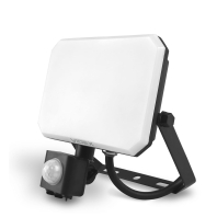 LED прожектор VIDEX F3 30W 5000K с датчиком движения 220V Black VLE-F3-0305B-S