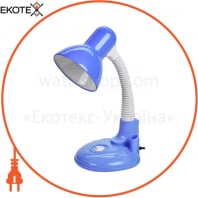 LIGHTING Светильник настольный 1005 с кармашком Е27 голубой IEK