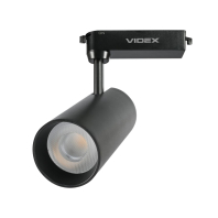 LED світильник трековий VIDEX 30W 60° 4100K чорний, Videx, 27805