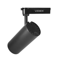 LED світильник трековий VIDEX 30W 60° 4100K чорний, Videx, 27805