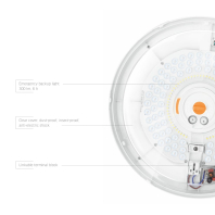 LED Світильник аварійний накладний з датчиком руху VIDEX 30W 2700-6500K 220V, Videx, 27937