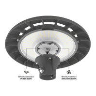 LED світильник парковий VIDEX SLP01 IP65 120W 16800Lm 3000/5000/6500K 220V, Videx, 28192