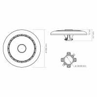 LED світильник парковий VIDEX SLP01 IP65 120W 16800Lm 3000/5000/6500K 220V, Videx, 28192
