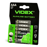 Батарейка нужная VIDEX LR03/AAA 12шт BLISTER