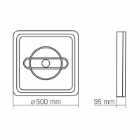 LED світильник функціональний VIDEX DECORA 56W VL-CLD-995-CF, Videx, 28277