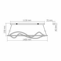 LED світильник функціональний VIDEX DECORA 80W VL-CLD-990-BK, Videx, 28281