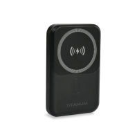 Повербанк з бездротовою зарядкою 10000mAh TITANUM MA02 22.5W Black, Titanum, 28286