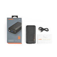 Повербанк 30000mAh VIDEX VPB-297 22.5W Black, Videx, 28297