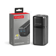 Повербанк 20000mAh TITANUM WP33 PD70W Black, Titanum, 28497