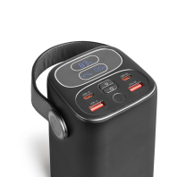 Повербанк 40000mAh TITANUM WC40 PD65W Black, Titanum, 28498