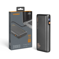 Повербанк 20000mAh VIDEX VPB-202C 75W Black, Videx, 28501
