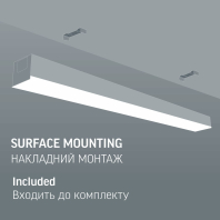 LED світильник лінійний VIDEX BN03 50W 1.2М 5000K 220V Black, Videx, 28533
