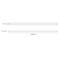 LED світильник лінійний VIDEX BN03 50W 1.2М 5000K 220V Black, Videx, 28533