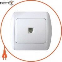 Розетка e.install.stand.819С1 комп'ютерна одинарна