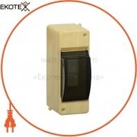 Бокс з прозорою кришкою КМПн 2/2 для 2-х автоматичних вимикачів (Сосна) IEK