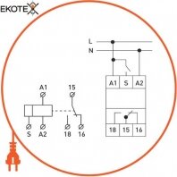 Enext i0310029 реле времени асимметричного повторения цикла e.control.t17