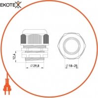Enext s018007 кабельный ввод e.pg.stand.29