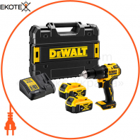 Дриль-шуруповерт акумуляторна бесщеточний ударна DeWALT DCD709P2T