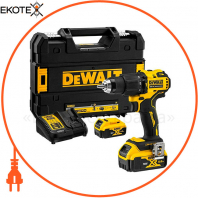 Дриль-шуруповерт акумуляторна бесщеточний ударна DeWALT DCD709P2T, DeWALT, DCD709P2T