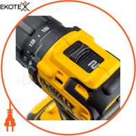 Дриль-шуруповерт акумуляторна бесщеточний ударна DeWALT DCD709P2T, DeWALT, DCD709P2T