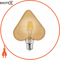 Лампа філамент LED Серце 6W  Е27 2200К  540Lm 220-240V